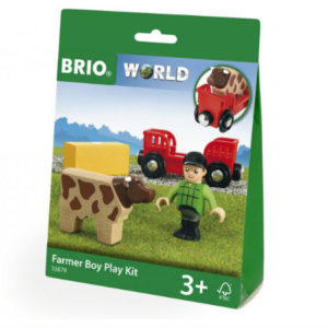 BRIO WORLD Maatilan poika -leikkisetti